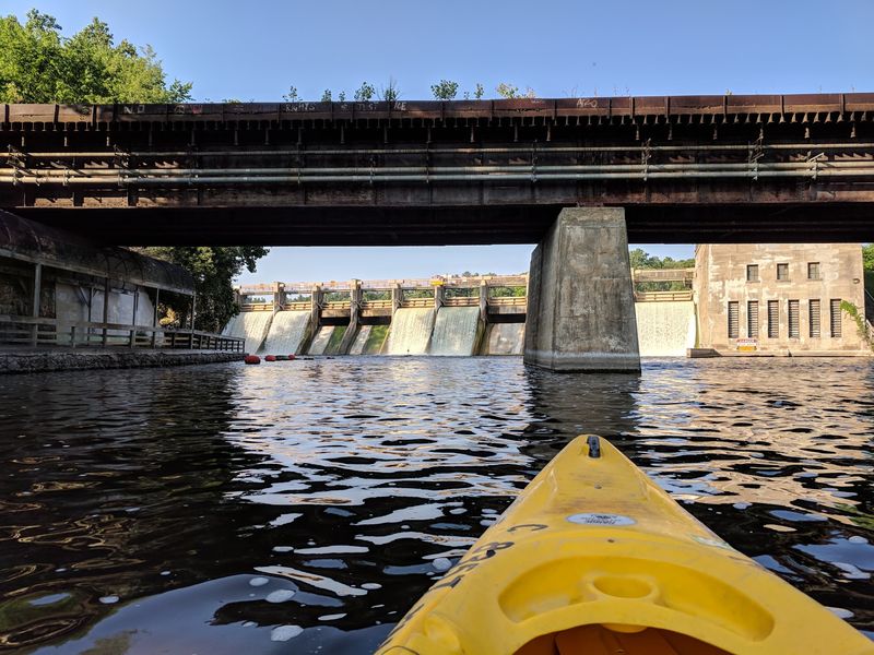 Kayaking the Huron River from the Boat Launch Kayaking the Huron River from the Boat Launch