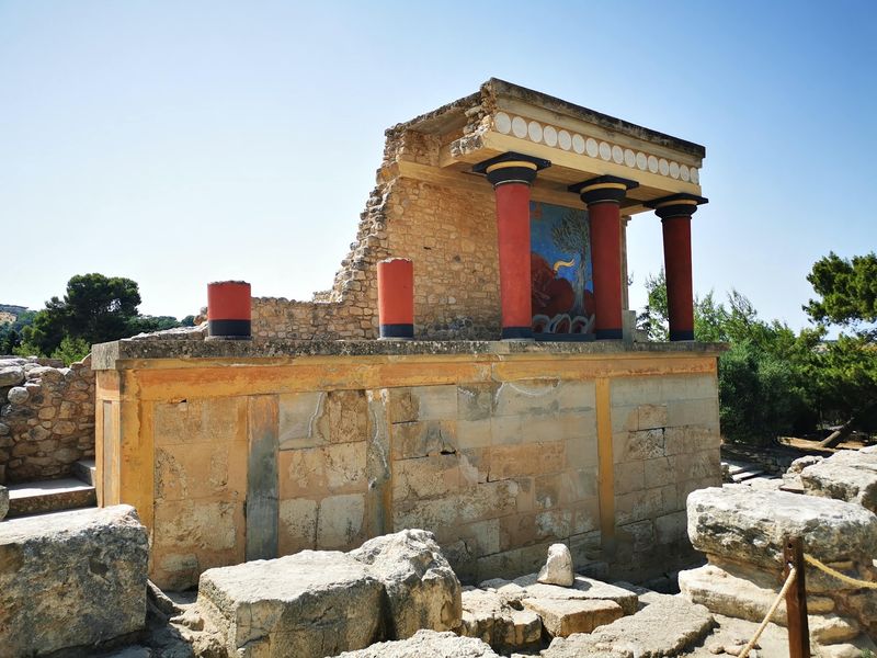 Knossos, Crete, Greece Knossos, Crete, Greece