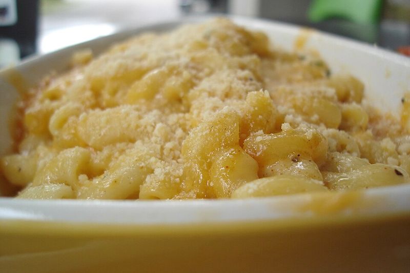 Large Portions of Mac and Cheese Large Portions of Mac and Cheese