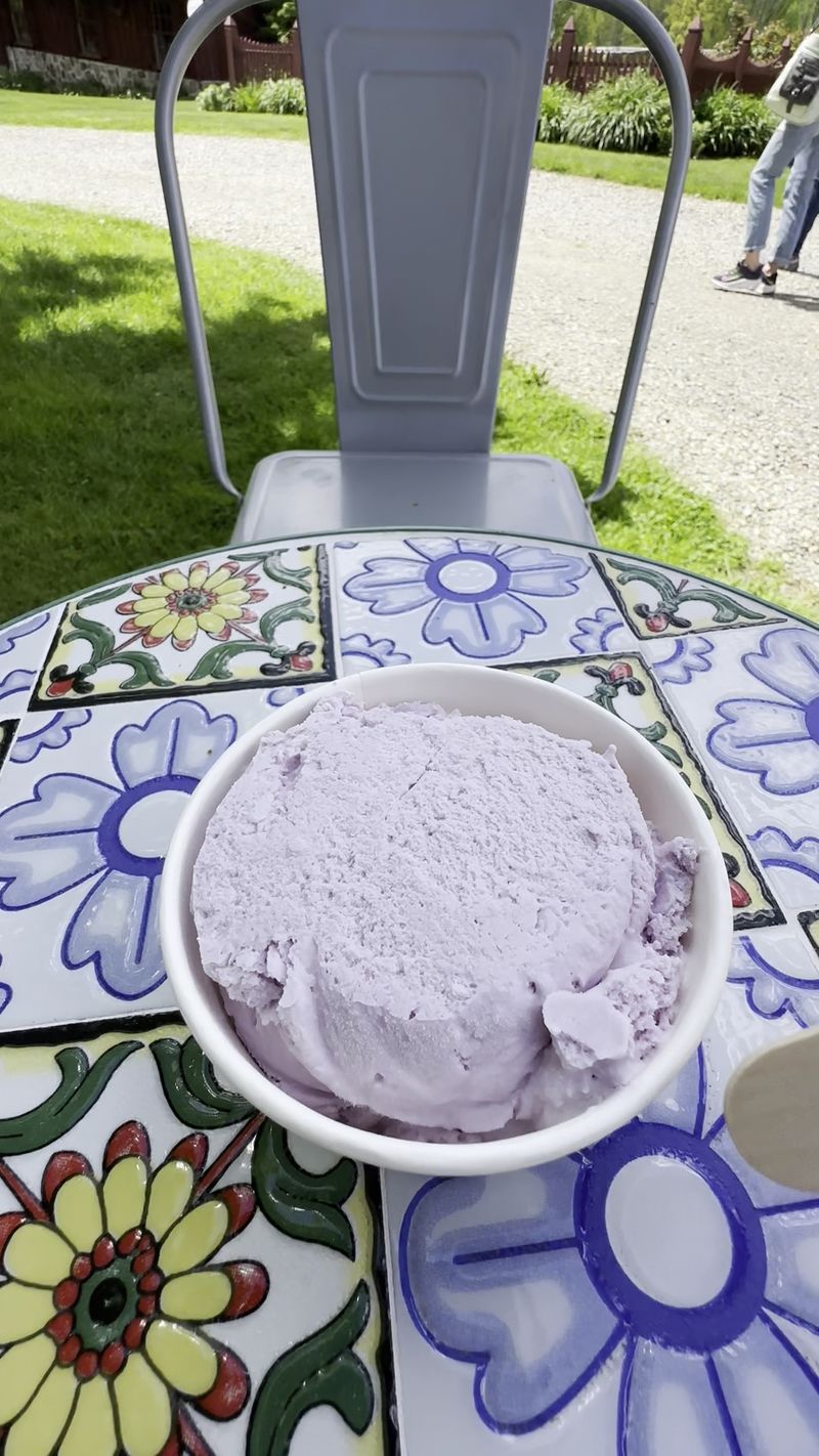 Lavender Ice Cream As The Farm Treat Lavender Ice Cream As The Farm Treat