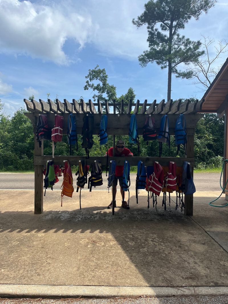 Life Jackets Waiting at the Front Life Jackets Waiting at the Front