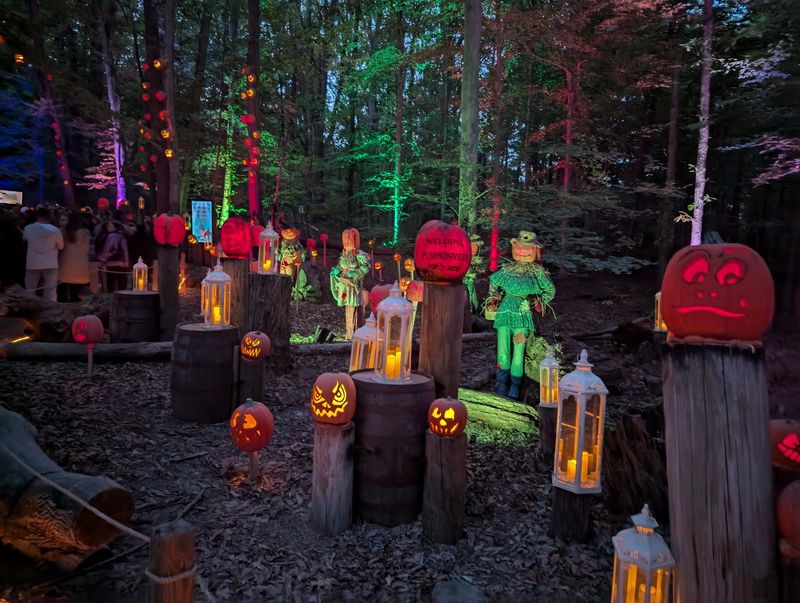 Louisville, Kentucky: Jack's Lantern Trail at Iroquois Park Louisville, Kentucky: Jack's Lantern Trail at Iroquois Park