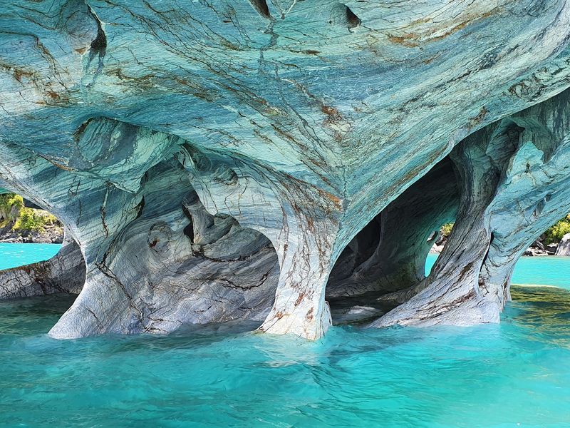 Marble Caves, General Carrera Lake, Chile Marble Caves, General Carrera Lake, Chile
