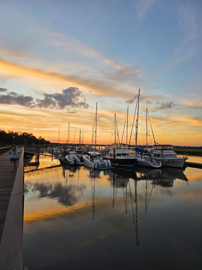 Marina Views and a Sunset Worth Timing