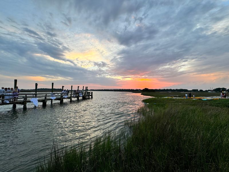 Marsh Sunsets and Dolphin Sightings Marsh Sunsets and Dolphin Sightings