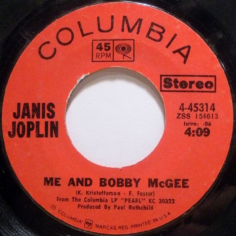 Me and Bobby McGee by Janis Joplin Me and Bobby McGee by Janis Joplin