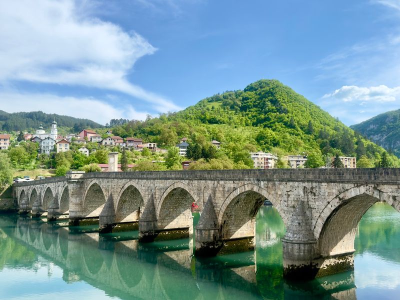 Mehmed Pasa Sokolovic Bridge, Bosnia and Herzegovina Mehmed Pasa Sokolovic Bridge, Bosnia and Herzegovina