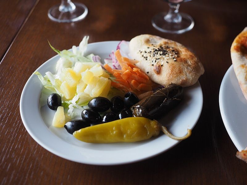 Meze with Pita Meze with Pita
