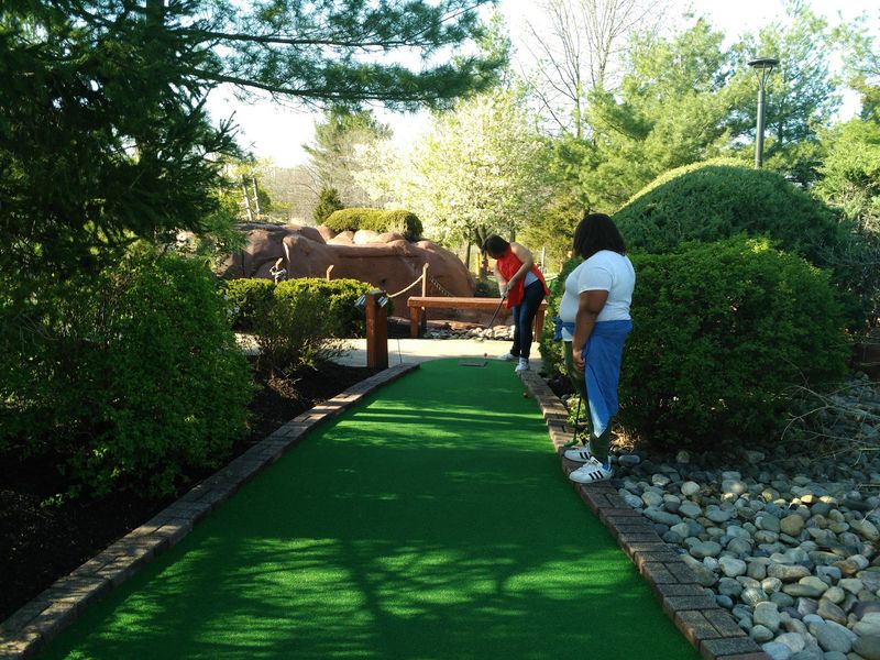 Mini Golf Between Bigger Attractions