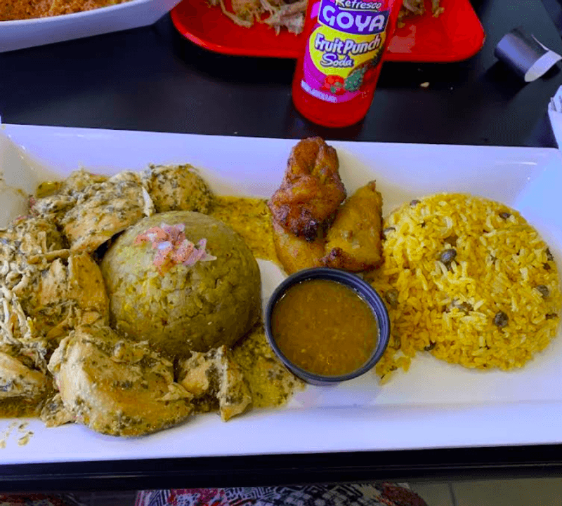 Mofongo with a Sunday-lunch pull Mofongo with a Sunday-lunch pull