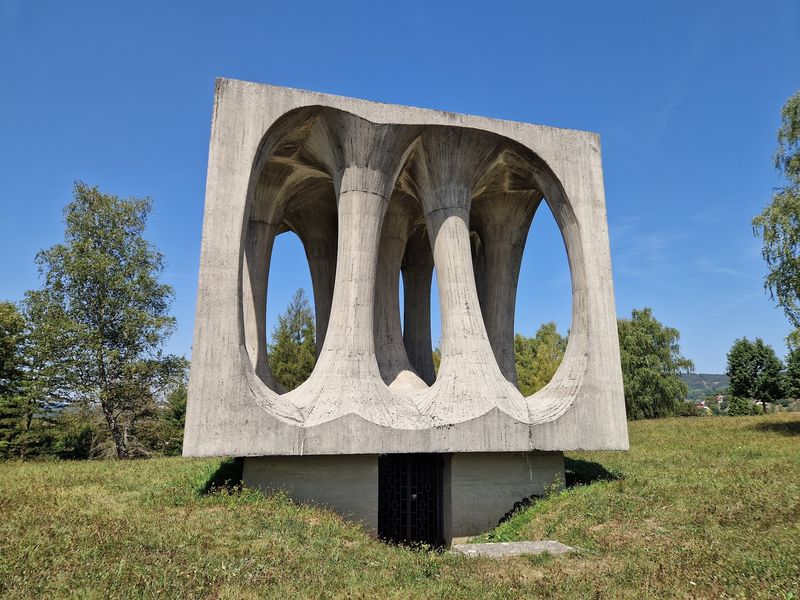 Monument on Freedom Hill, Slovenia Monument on Freedom Hill, Slovenia