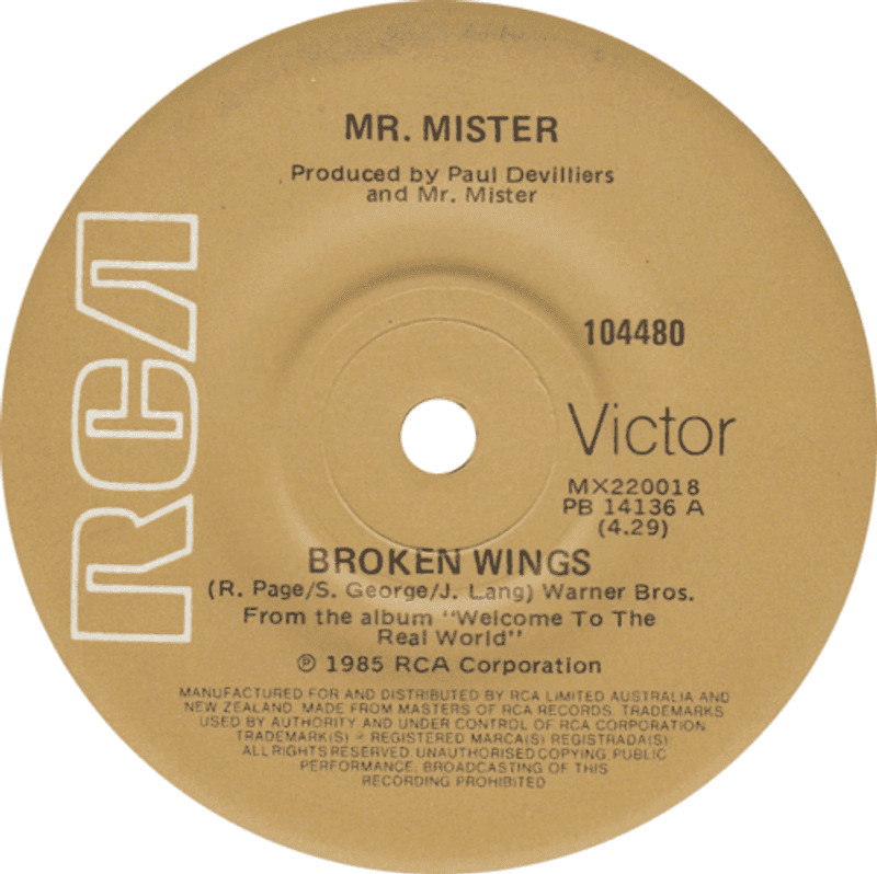 Mr. Mister - 'Broken Wings' Mr. Mister - 'Broken Wings'