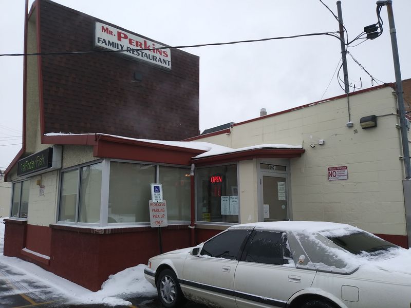 Mr. Perkins Family Restaurant, Milwaukee suburbs, Wisconsin Mr. Perkins Family Restaurant, Milwaukee suburbs, Wisconsin