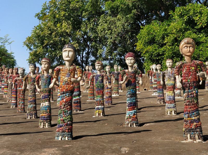 Nek Chand's Rock Garden of Chandigarh, Chandigarh, India Nek Chand's Rock Garden of Chandigarh, Chandigarh, India