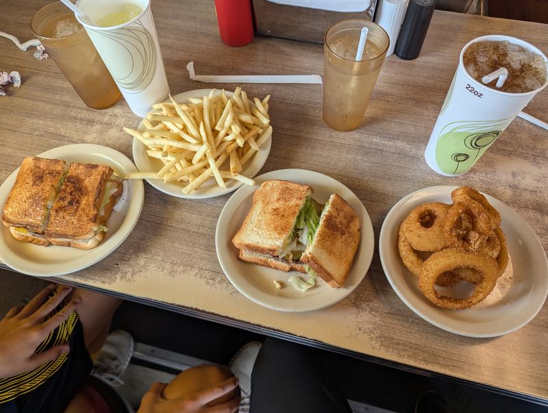 Onion Rings And Baskets Of Fries Onion Rings And Baskets Of Fries