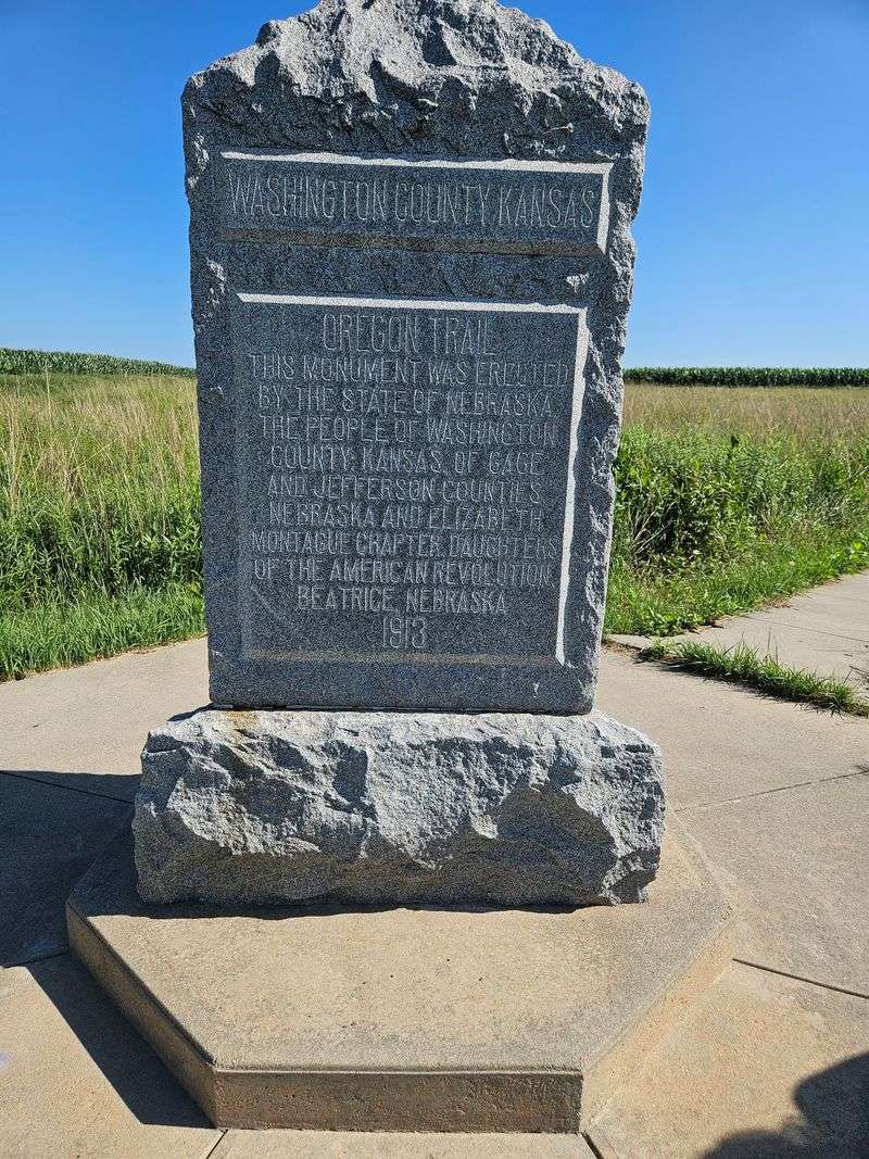 Oregon Trail Marker, Odell, Nebraska