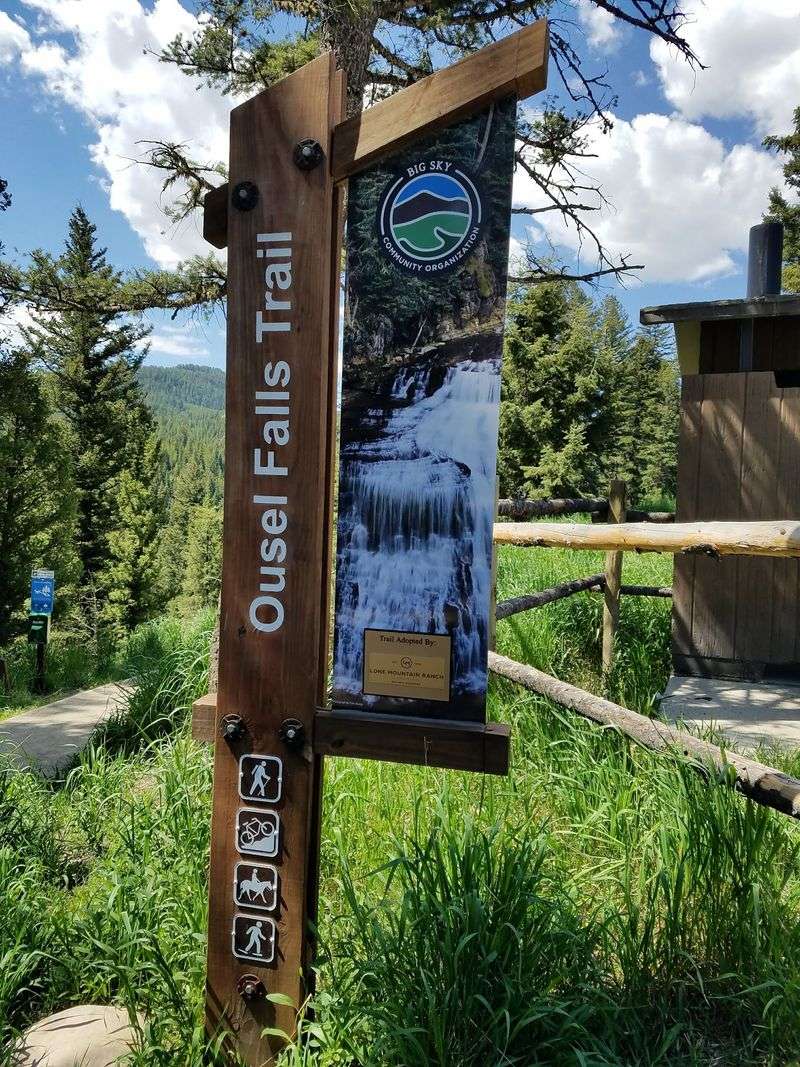 Ousel Falls Trail, Big Sky, Montana Ousel Falls Trail, Big Sky, Montana