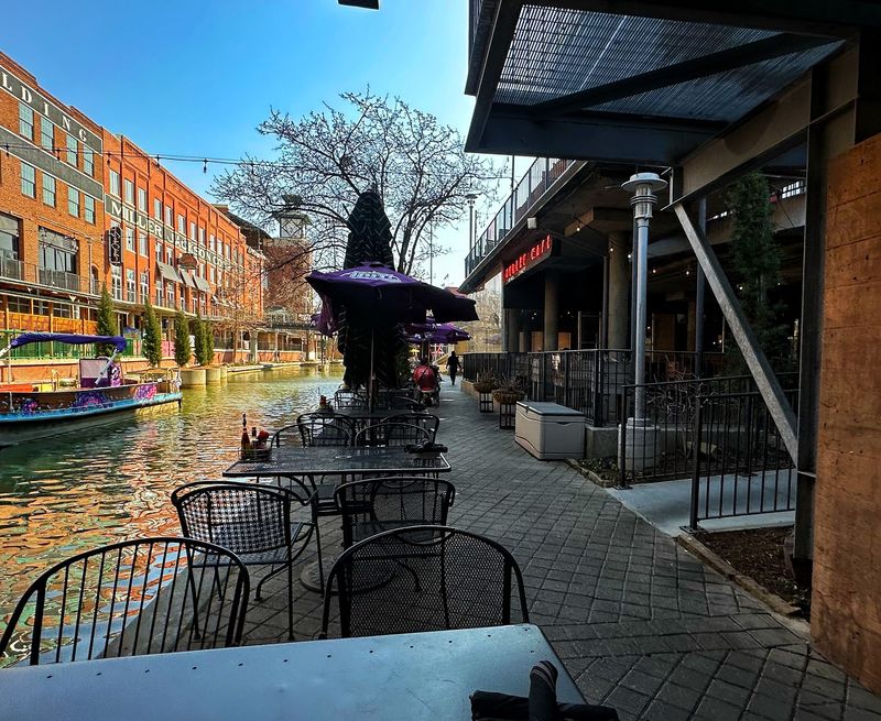 Outdoor Patio Seating Right on the Water