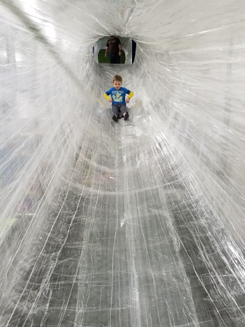 Packing Tape Tunnels, Tape Slides, and the Climbing Structures Kids Cannot Get Enough Of