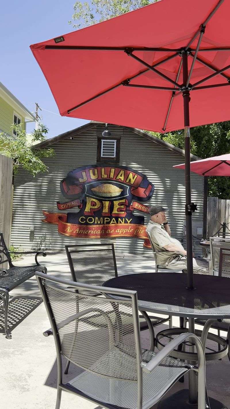 Patio Seating and a Cheerful Crew