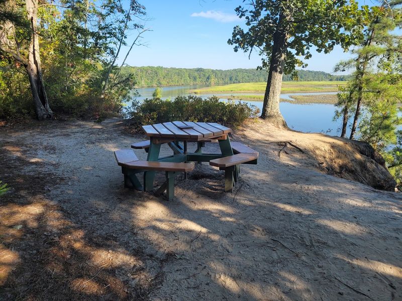 Picnic Tables, A Bird Blind, And Small Stops