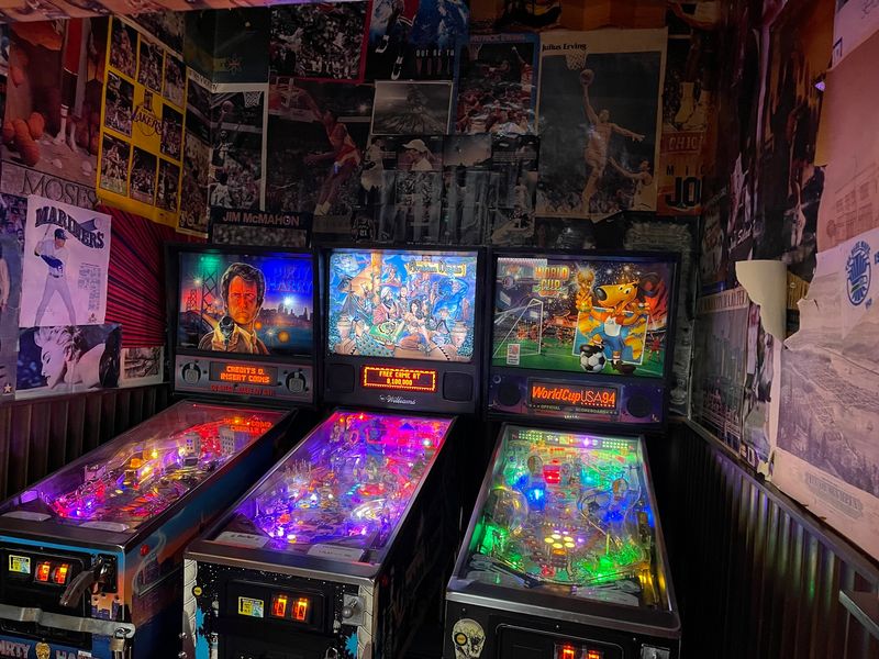 Pinball and Arcade Games in the Back Pinball and Arcade Games in the Back