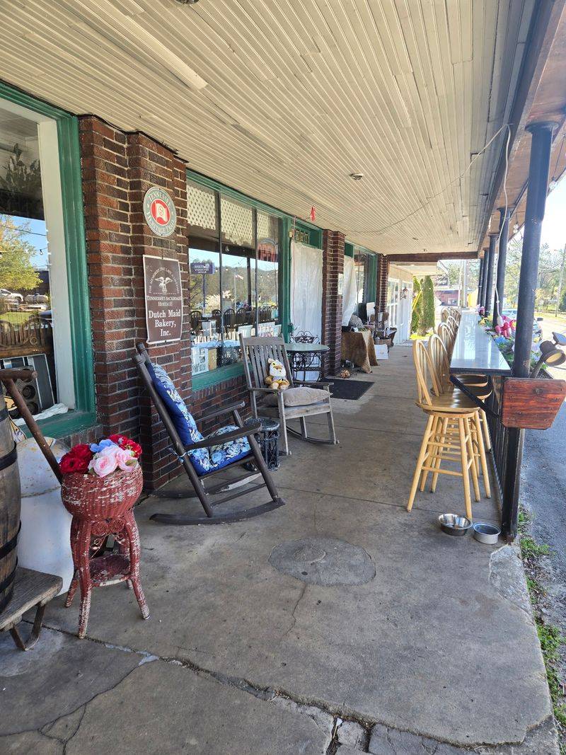 Porch Seating and a Relaxed Small-Town Pace Porch Seating and a Relaxed Small-Town Pace