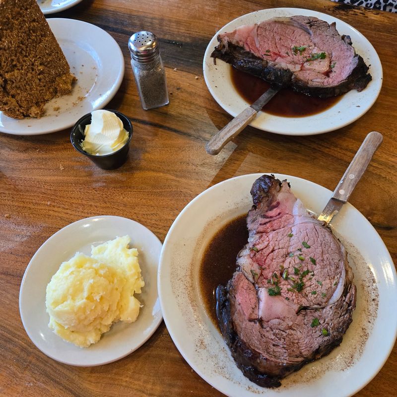 Prime Rib as the Headline Plate Prime Rib as the Headline Plate