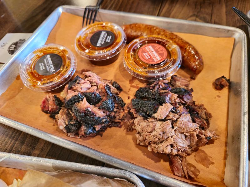 Pulled Pork and Sausage Filling Out a Serious Menu Pulled Pork and Sausage Filling Out a Serious Menu
