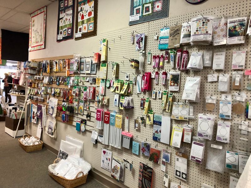 Quilting Tools and Notions on the Shelves Quilting Tools and Notions on the Shelves