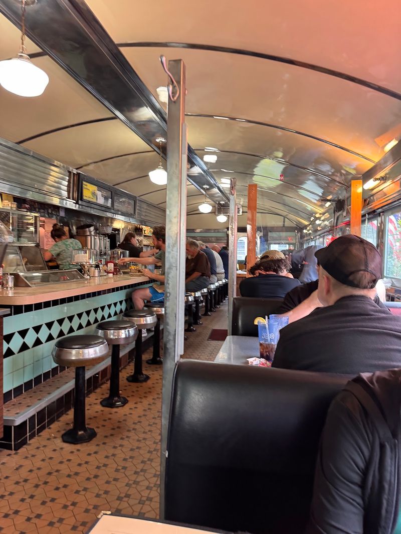 Retro Decor and Counter Seating