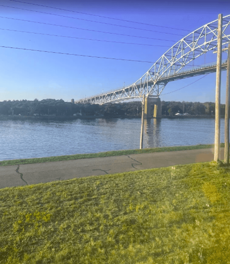 Riding Beside The Cape Cod Canal