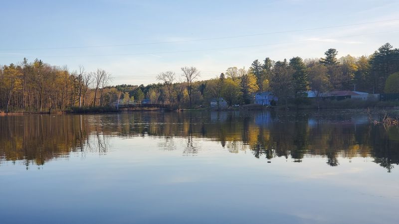 Riding the Rails Past Waterways