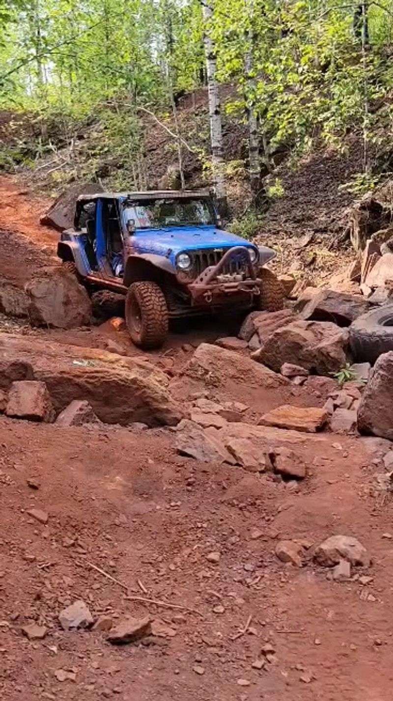 Rock Crawling on Real Iron Range Terrain