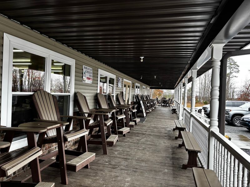 Rocking Chairs and a Porch Made for Lingering