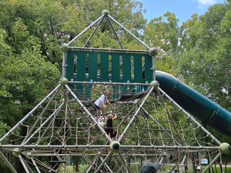 Ropes, Rocks, And Metal Slides