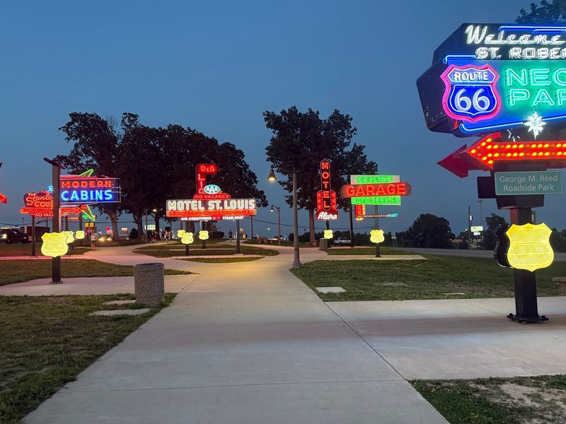 Route 66 Neon Park, St. Robert, Missouri