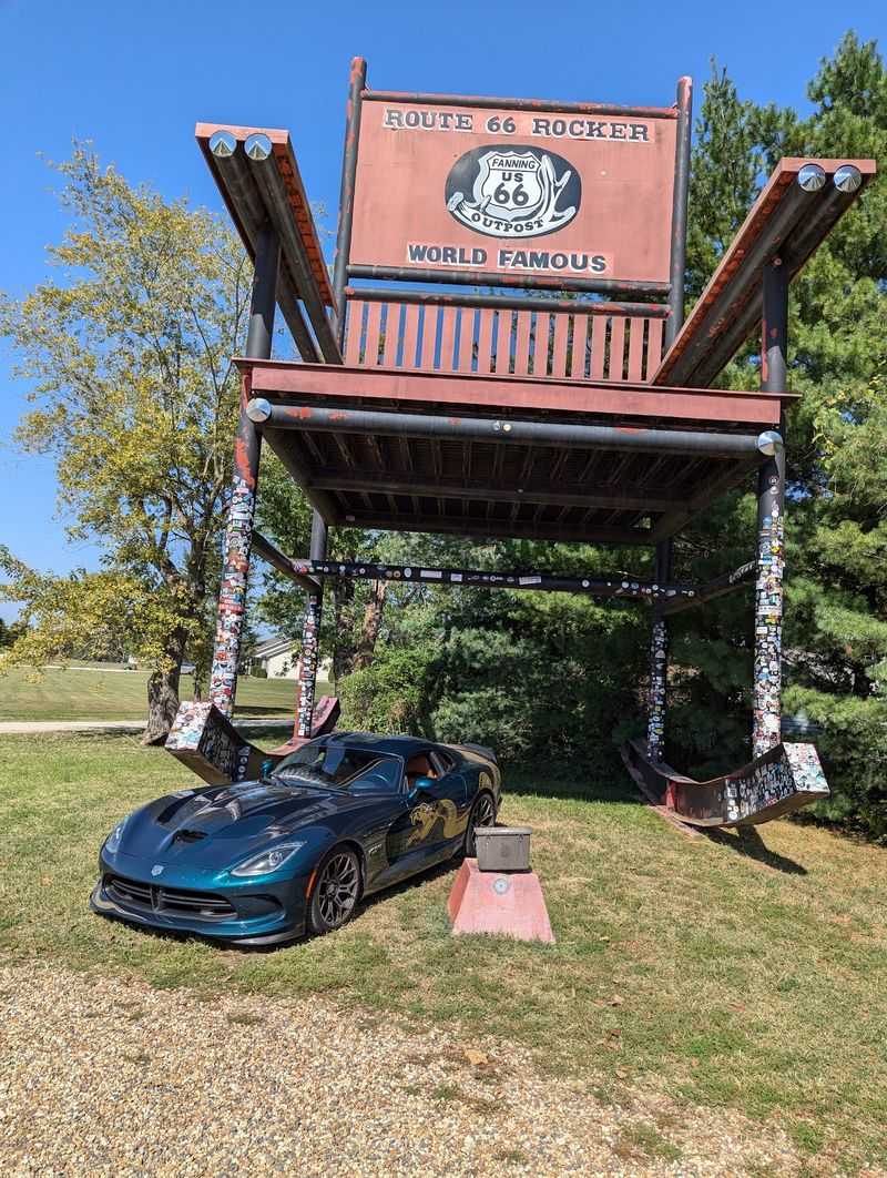 Route 66 Rocker, Cuba, Missouri