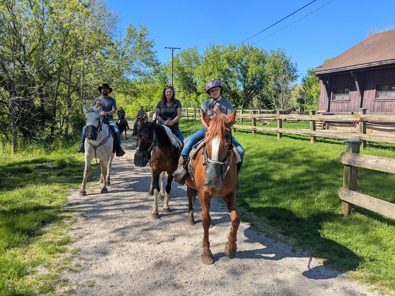 Saddling Up at the Stables Saddling Up at the Stables