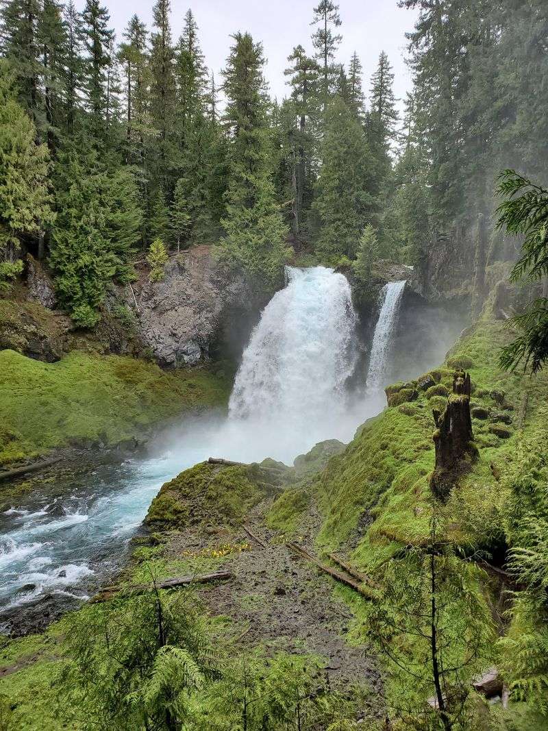 Sahalie Falls Viewpoint, McKenzie Bridge, OR Sahalie Falls Viewpoint, McKenzie Bridge, OR
