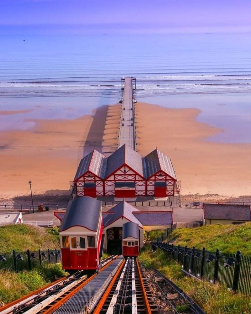 Saltburn Pier, Saltburn-by-the-Sea, England Saltburn Pier, Saltburn-by-the-Sea, England