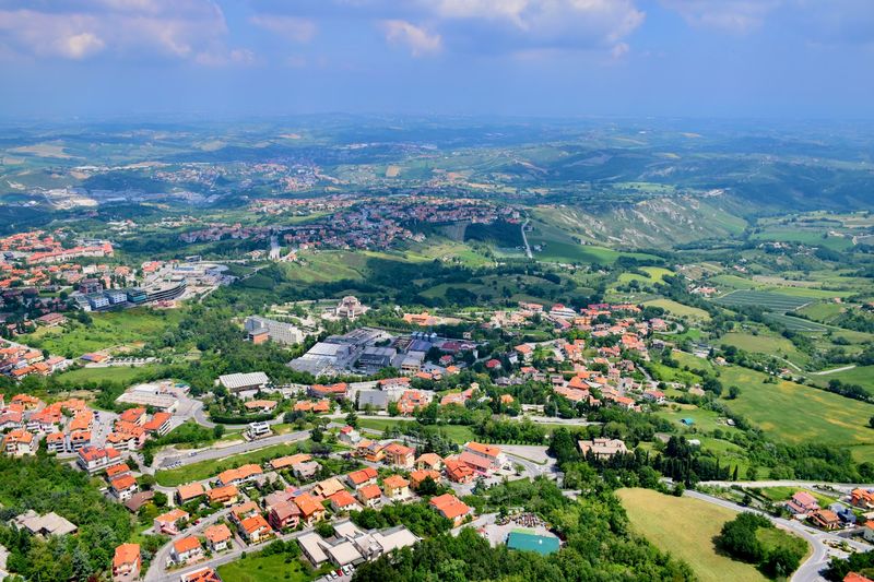 San Marino - 550 People per Square Kilometer San Marino - 550 People per Square Kilometer