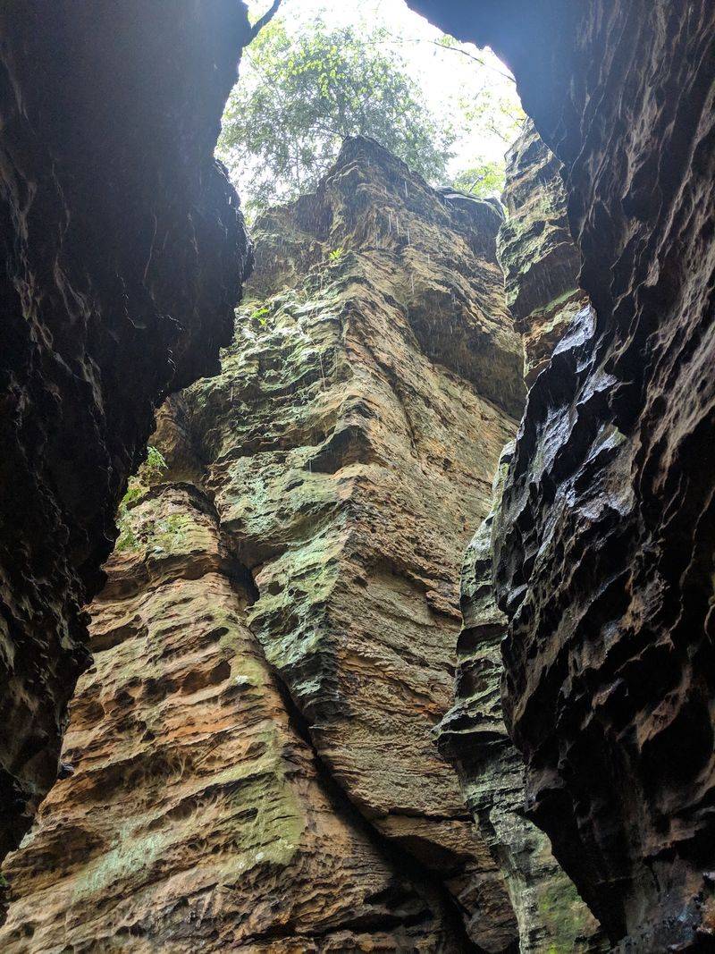 Sandstone Cliffs and the Gorge Setting Sandstone Cliffs and the Gorge Setting