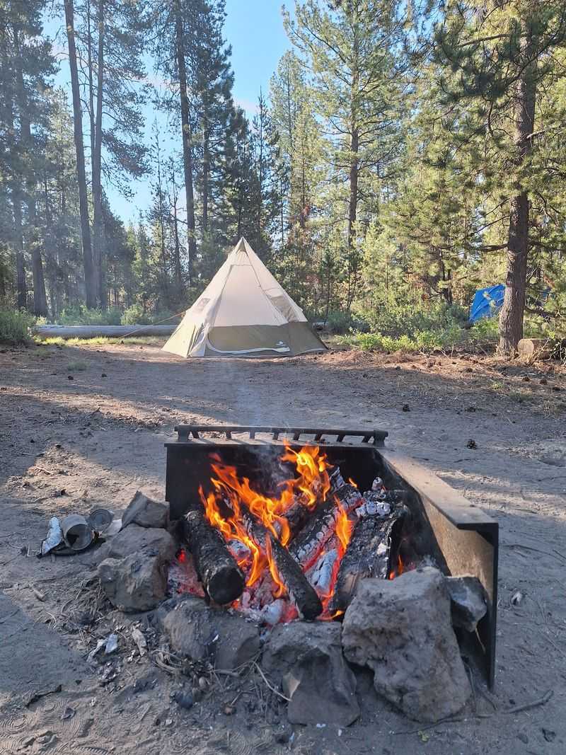 Sandy Tent Pads, Fire Rings, and Room to Spread Out Sandy Tent Pads, Fire Rings, and Room to Spread Out