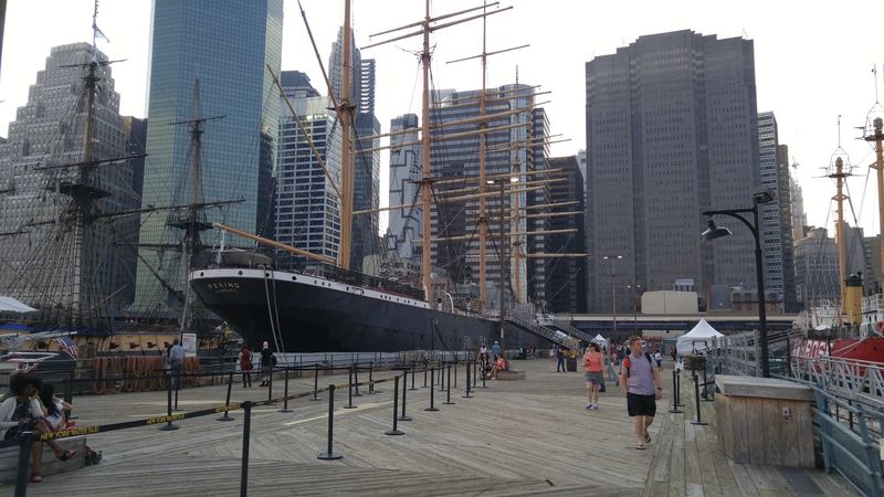 Schermerhorn Row, South Street Seaport Museum, New York City, New York Schermerhorn Row, South Street Seaport Museum, New York City, New York