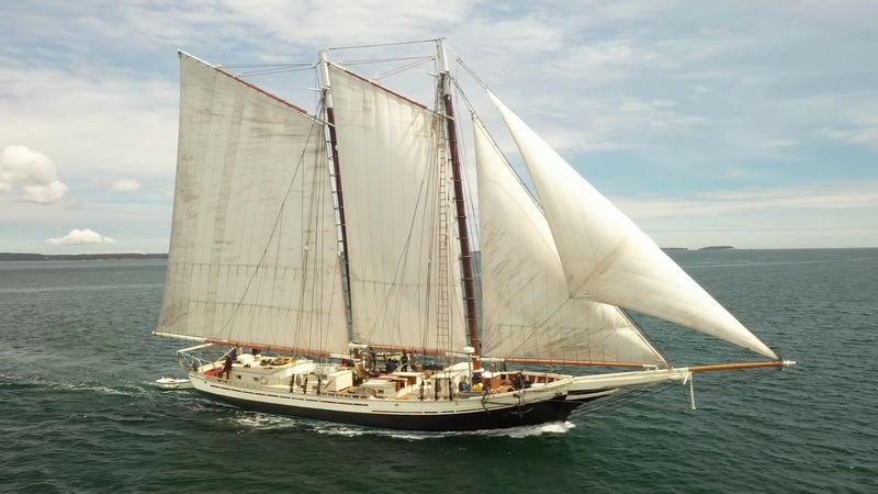Schooner Grace Bailey, Rockland, Maine Schooner Grace Bailey, Rockland, Maine
