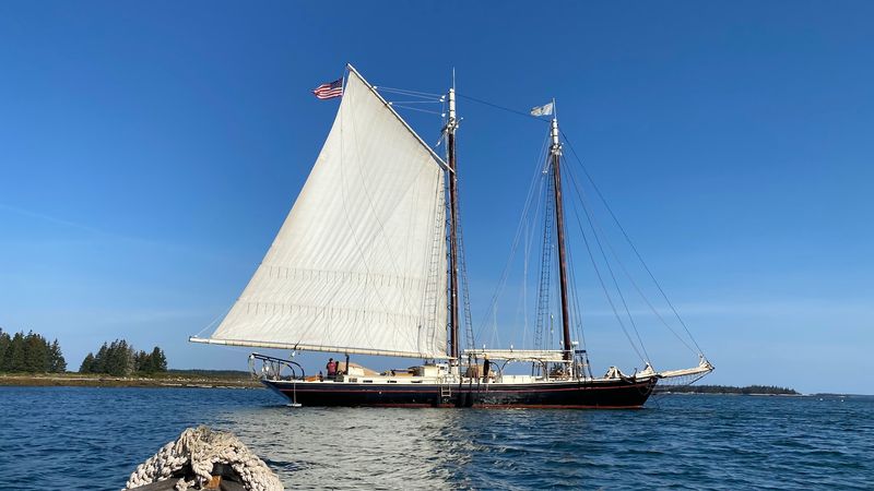 Schooner J & E Riggin, Rockland, Maine Schooner J & E Riggin, Rockland, Maine