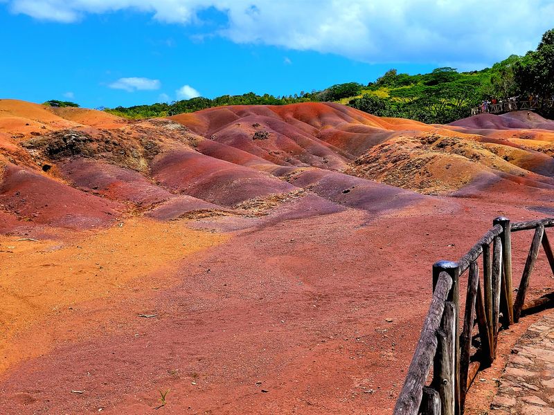 Seven Coloured Earth, Chamarel, Mauritius Seven Coloured Earth, Chamarel, Mauritius