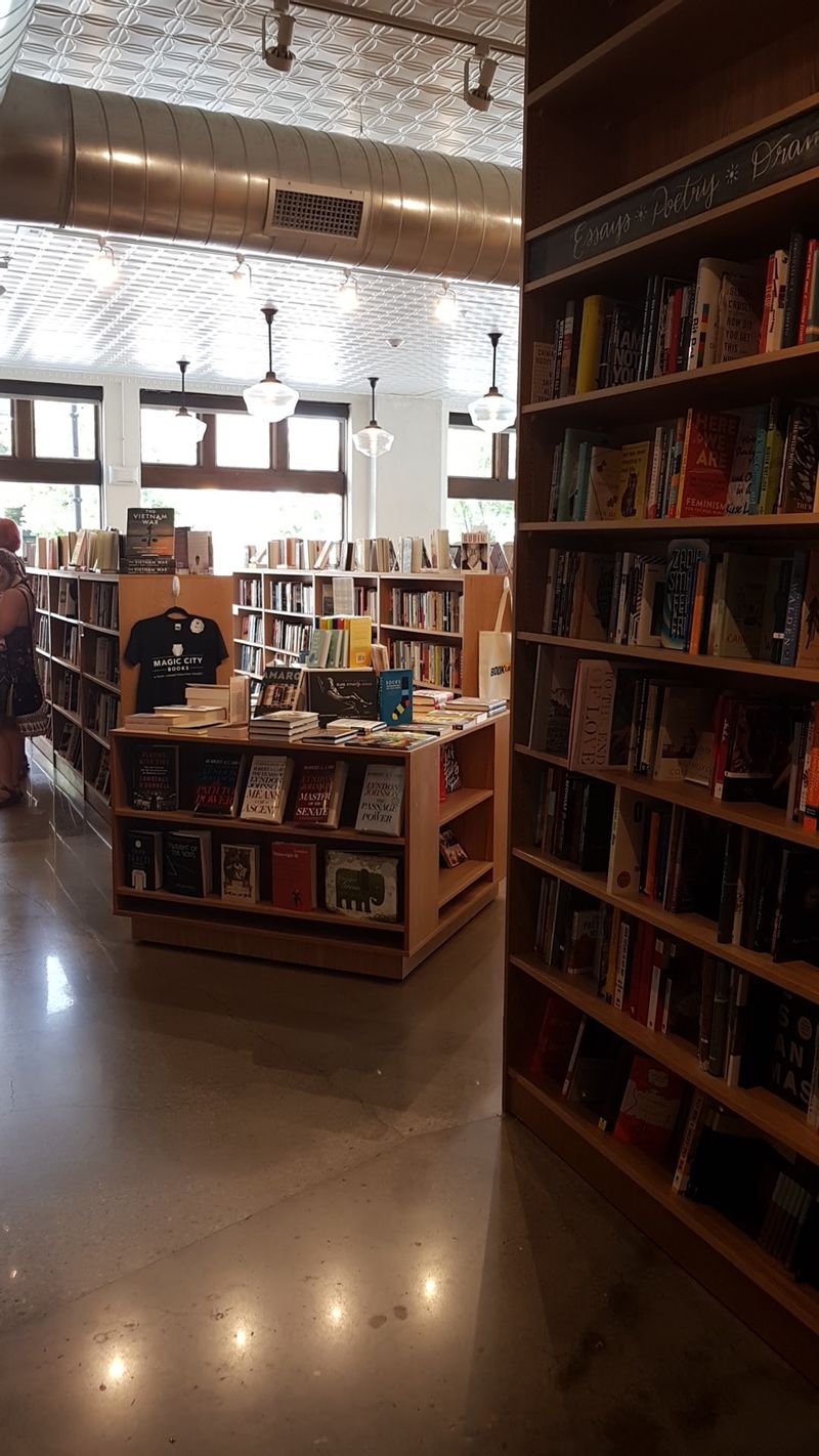 Shelves Built Around Local Voices