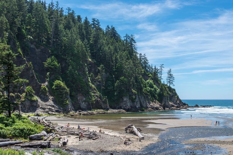 Short Sand Beach And Its Sheltered Cove Short Sand Beach And Its Sheltered Cove